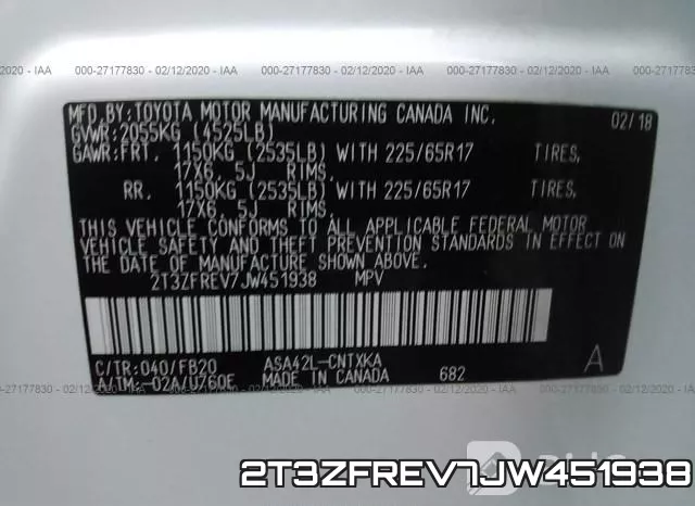 2T3ZFREV7JW451938 фото 10