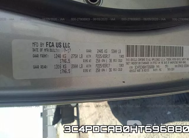 3C4PDCAB0HT696880 фото 10