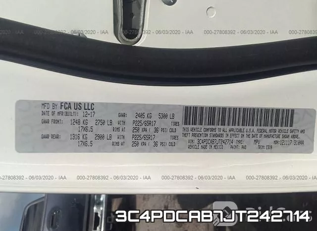 3C4PDCAB7JT242714 фото 10