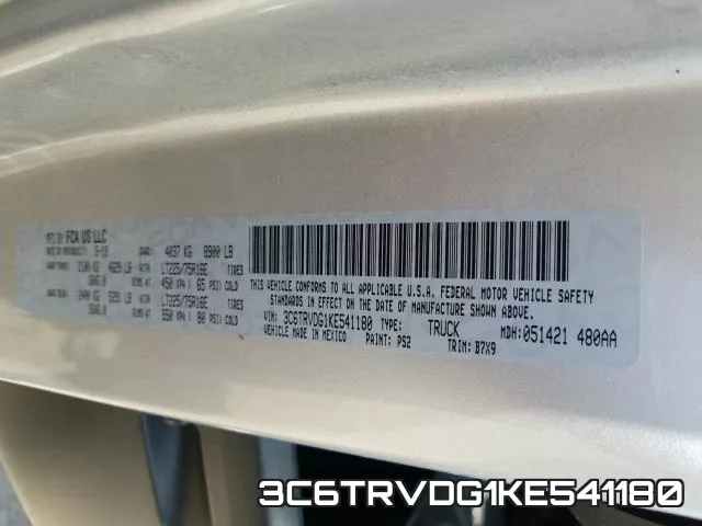 3C6TRVDG1KE541180 фото 2