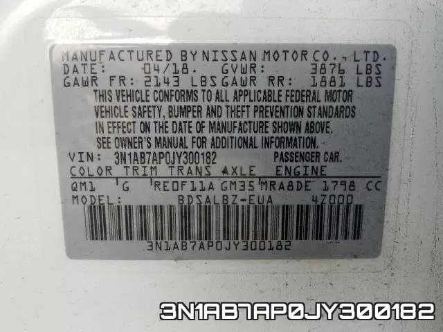 3N1AB7AP0JY300182 фото 2