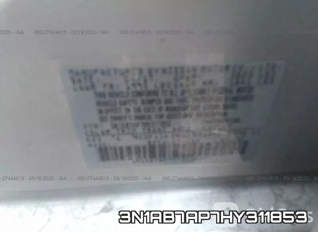 3N1AB7AP7HY311853 фото 10