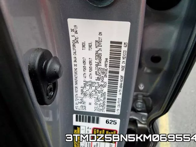 3TMDZ5BN5KM069554 фото 2