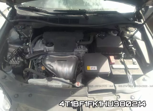 4T1BF1FK1HU380214 фото 2
