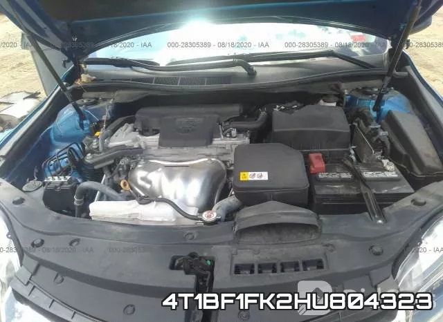 4T1BF1FK2HU804323 фото 2