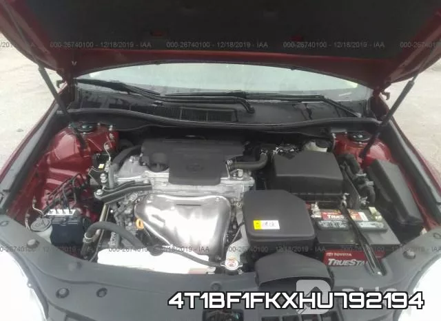 4T1BF1FKXHU792194 фото 2