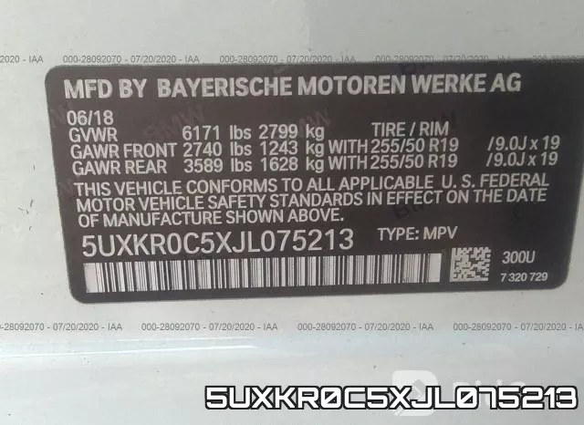 5UXKR0C5XJL075213 фото 10