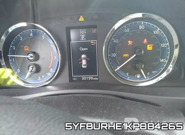 5YFBURHE1KP884265 фото 8