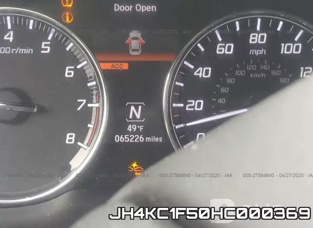 JH4KC1F50HC000369 фото 8