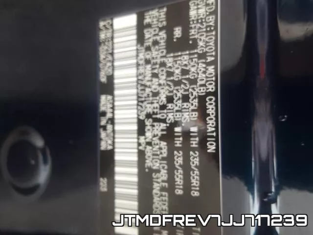 JTMDFREV7JJ717239 фото 2