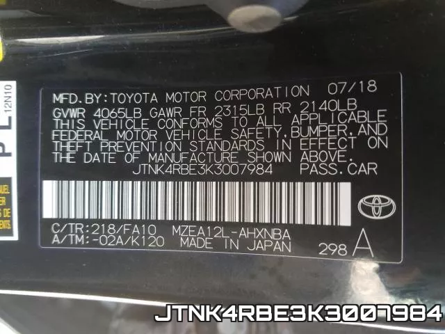 JTNK4RBE3K3007984 фото 2