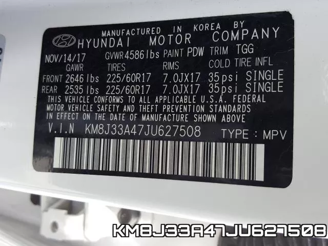 KM8J33A47JU627508 фото 2