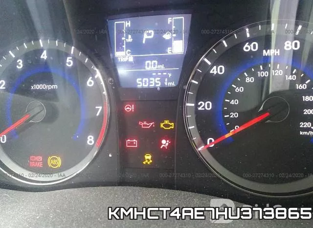 KMHCT4AE7HU373865 фото 7
