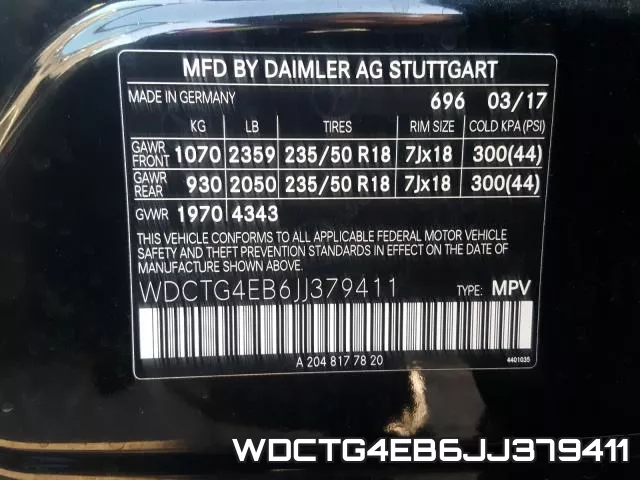 WDCTG4EB6JJ379411 фото 2