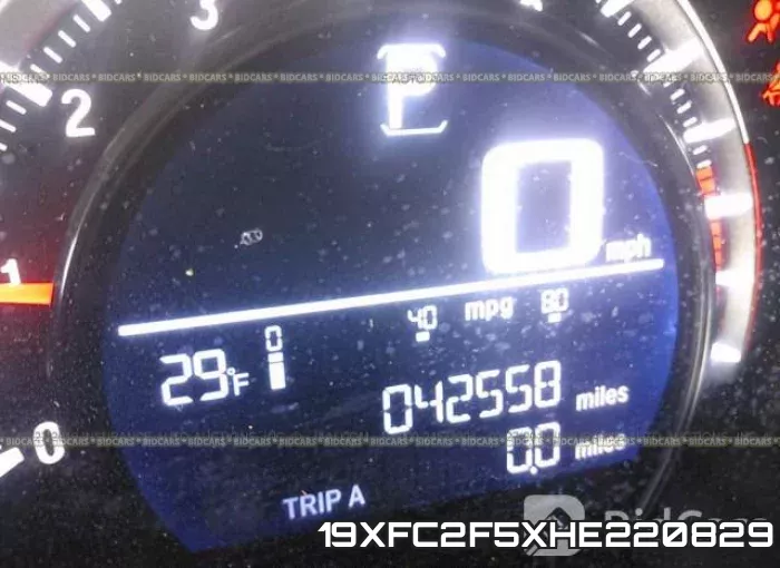 19XFC2F5XHE220829 фото 8