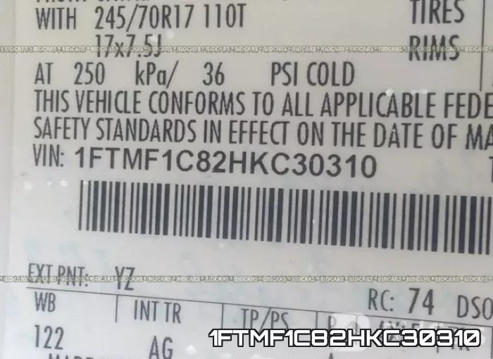 1FTMF1C82HKC30310 фото 9