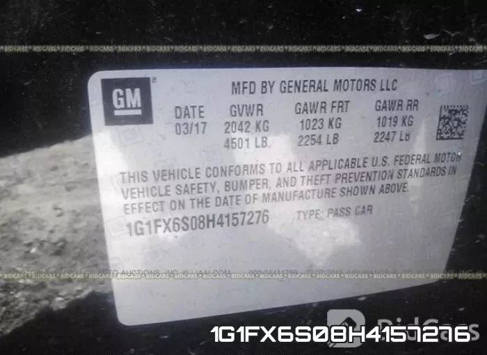 1G1FX6S08H4157276 фото 10
