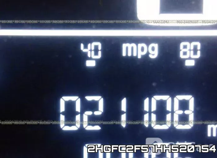 2HGFC2F57HH520754 фото 8