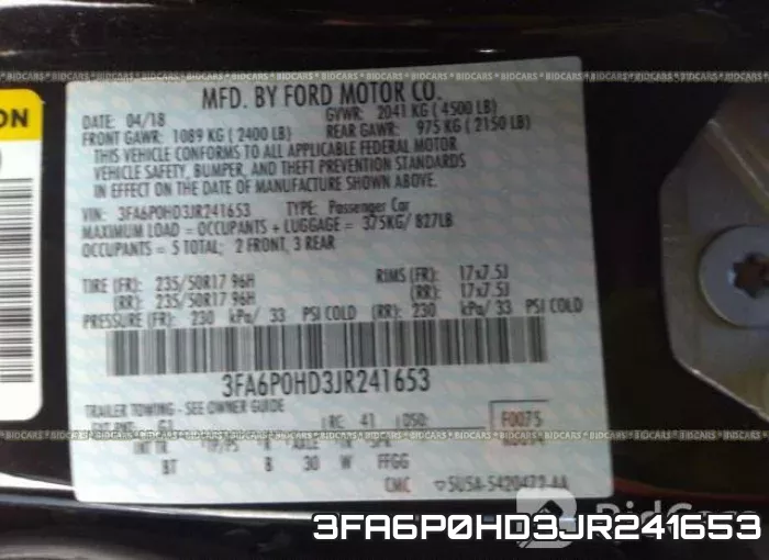 3FA6P0HD3JR241653 фото 10