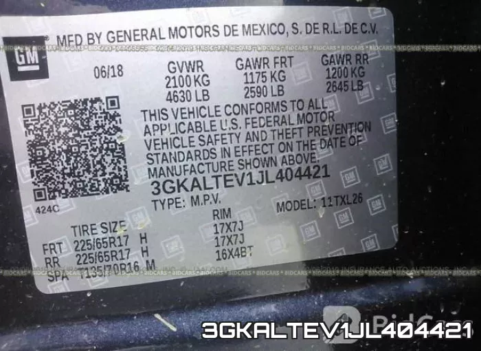3GKALTEV1JL404421 фото 10
