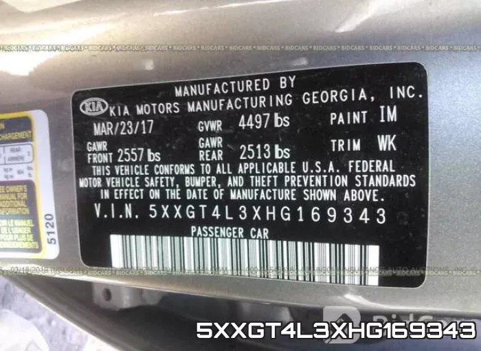 5XXGT4L3XHG169343 фото 10