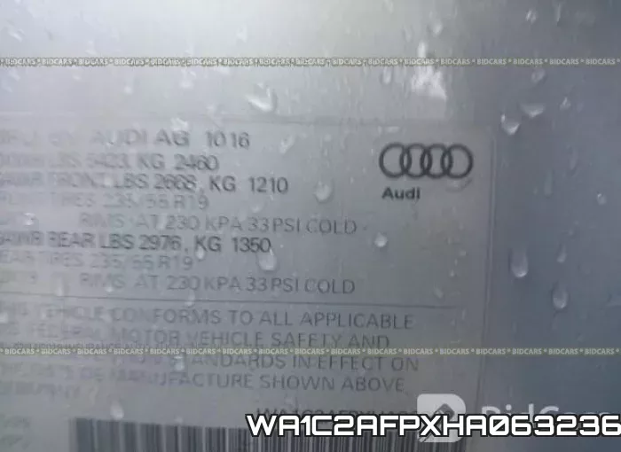 WA1C2AFPXHA063236 фото 10