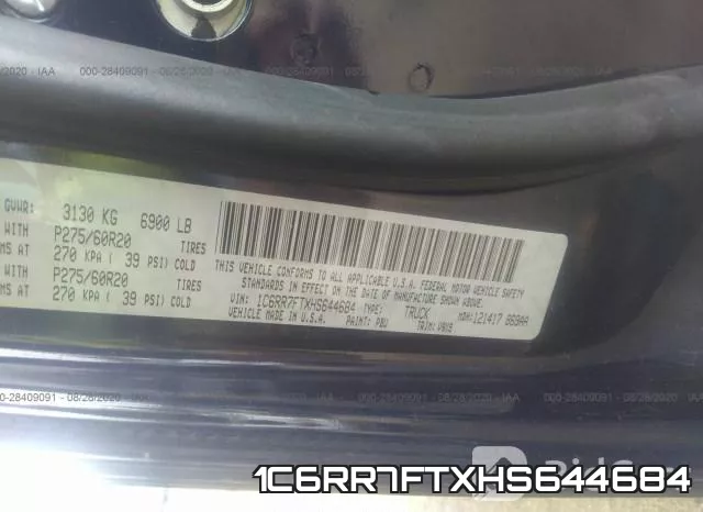 1C6RR7FTXHS644684 фото 9