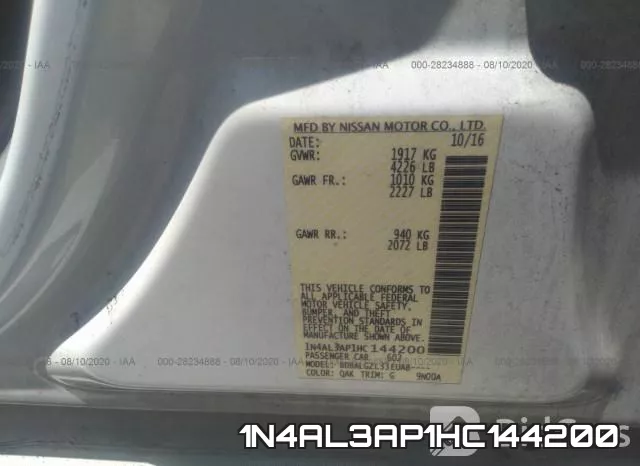 1N4AL3AP1HC144200 фото 10