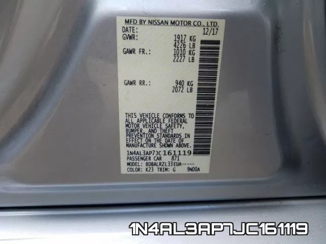 1N4AL3AP7JC161119 фото 2