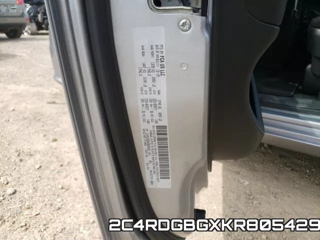 2C4RDGBGXKR805429 фото 2