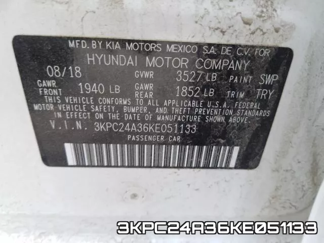 3KPC24A36KE051133 фото 2