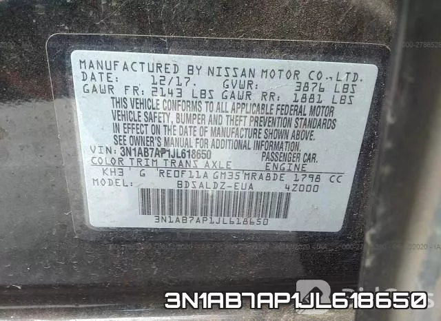 3N1AB7AP1JL618650 фото 10