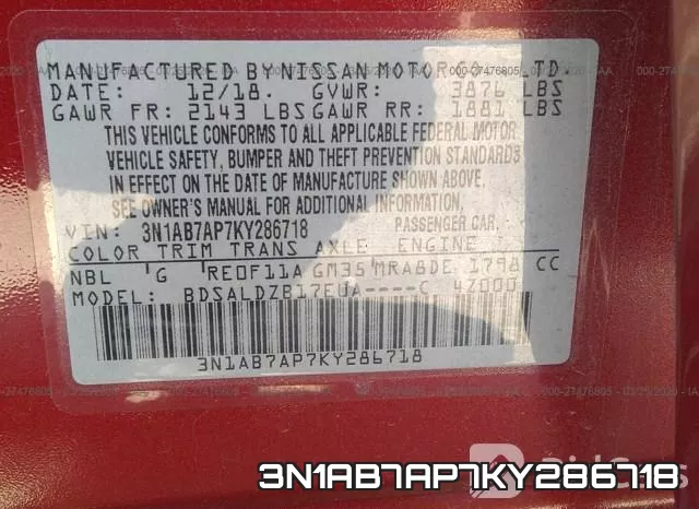 3N1AB7AP7KY286718 фото 10