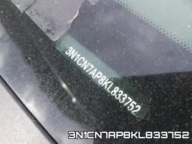 3N1CN7AP8KL833752 фото 2