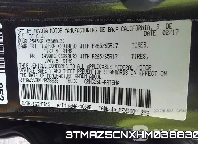 3TMAZ5CNXHM038830 фото 10