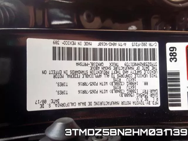 3TMDZ5BN2HM031739 фото 2