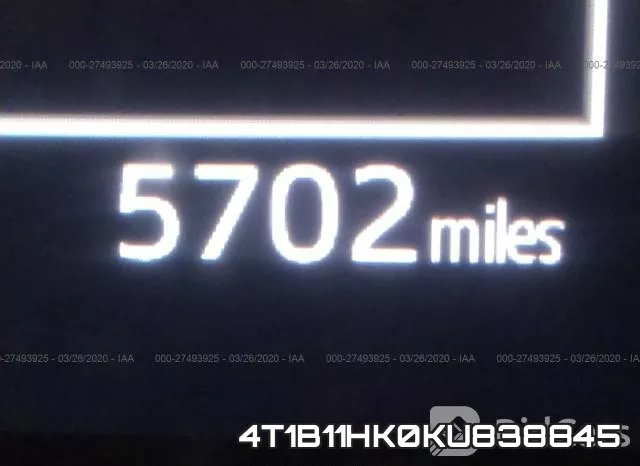 4T1B11HK0KU838845 фото 7