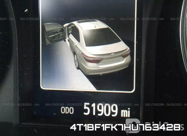 4T1BF1FK7HU763428 фото 8