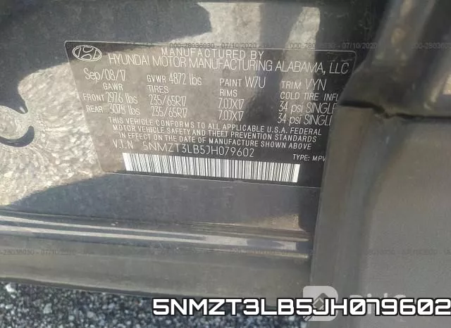 5NMZT3LB5JH079602 фото 10