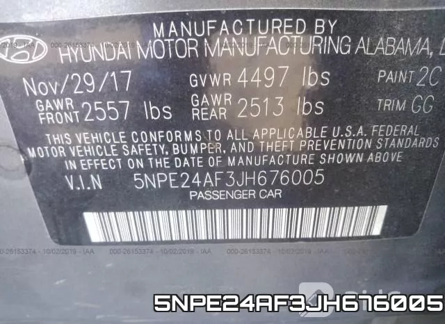 5NPE24AF3JH676005 фото 10