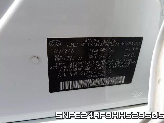 5NPE24AF9HH529505 фото 2