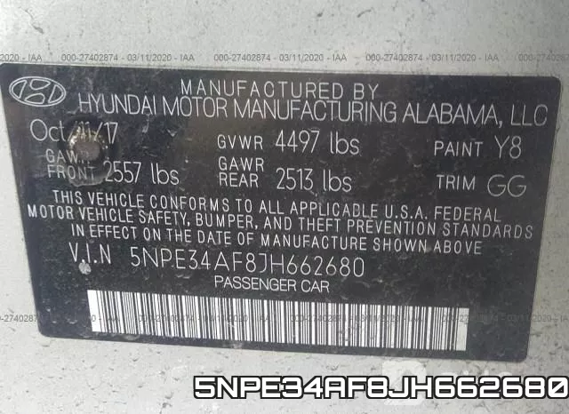 5NPE34AF8JH662680 фото 10
