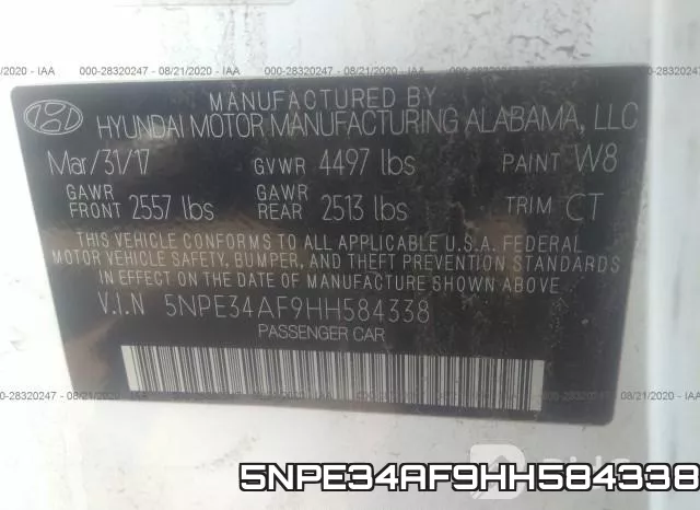 5NPE34AF9HH584338 фото 10