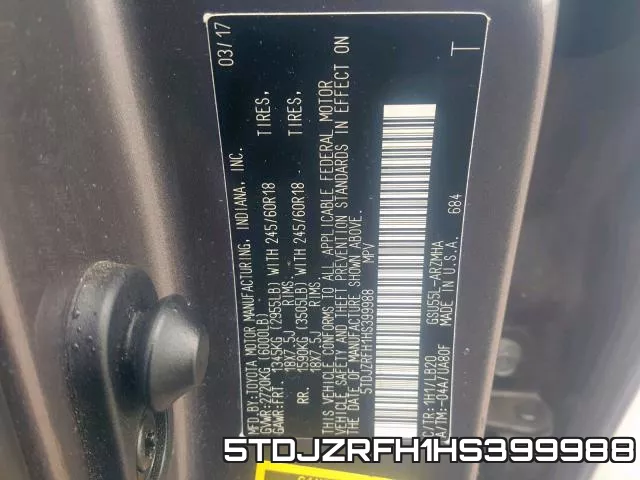 5TDJZRFH1HS399988 фото 2