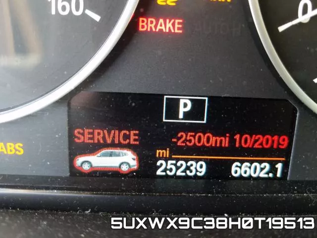 5UXWX9C38H0T19513 фото 9