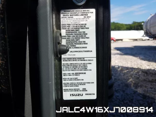 JALC4W16XJ7008914 фото 2