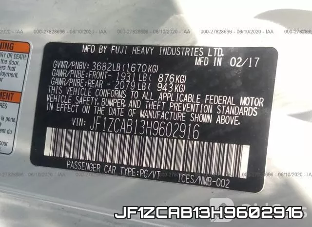 JF1ZCAB13H9602916 фото 10