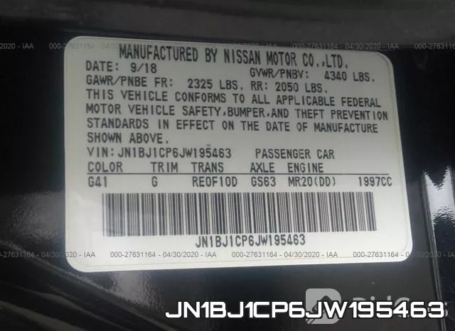 JN1BJ1CP6JW195463 фото 10