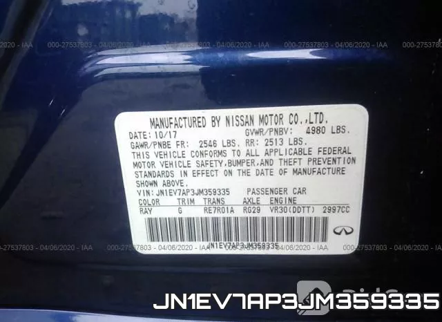JN1EV7AP3JM359335 фото 10
