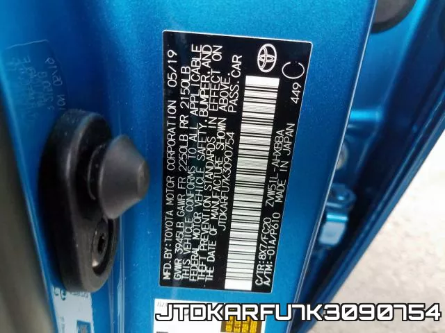 JTDKARFU7K3090754 фото 2